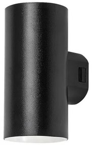 Rabalux 77155 vonkajšie nástenné LED svietidlo Urfa, 18W, IP65, čierna, 16 cm