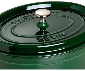 Staub Hrniec STAUB oválny 33 cm zelený 6,7 l