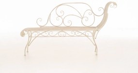 Záhradná lavička GS11177499 - Krémová antik