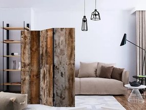 Paraván - Antique Wood [Room Dividers] Veľkosť: 135x172, Verzia: Akustický