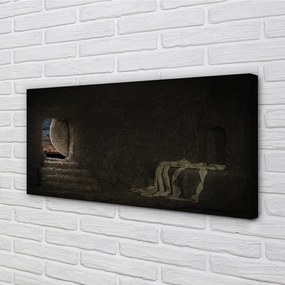 Obraz na plátne jaskyne kríža 125x50 cm