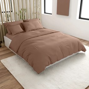 Bavlnené obliečky LUX hnedé hotelové vrecko Rozmer obliečky: 70 x 90 cm | 140 x 200 cm