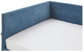 Modrá rohová detská posteľ s úložným priestorom 120x200 cm Cool – Meise Möbel