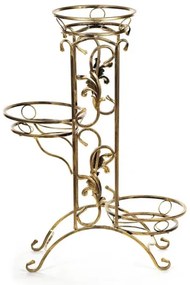 Stojan na kvety 90x65 cm zlatá