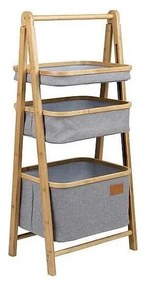 Skladací regál s košíkmi