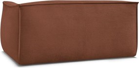 Oranžová menčestrová pohovka 170 cm Giorgia – Bobochic Paris