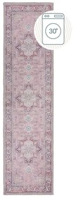 Svetločervený umývateľný behúň s prímesou recyklovaných vlákien 60x230 cm Windsor – Flair Rugs