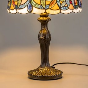 Brilagi - Tiffany vitrážná stolná lampa LUISA 1xE27/40W/230V