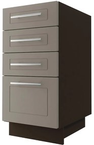 Kuchynská skrinka D4E/40 Quantum beige mat/lava