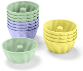 Formy na minibábovky, 12 ks