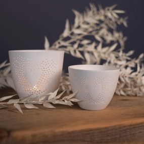 räder Porcelánový svícen Heart Large