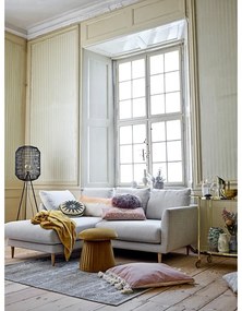 Taburet v horčicovej farbe Roberta - Bloomingville