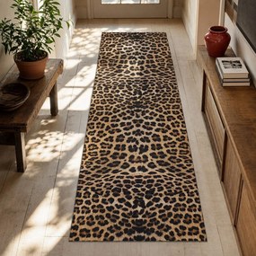 Behúň Universal Ricci Leopard, 52 x 200 cm