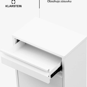 Klarstein Ordnungshüter Koš na kuchynský odpad 50 L so zásuvkou