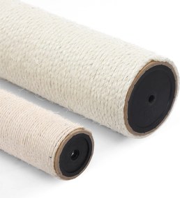 Škrabadlo pre mačky, Mačací strom XXL s plyšovým ležadlom, 112 cm