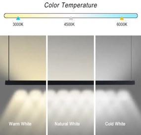 Immax NEO 07307L-LED stmievateľný luster na lane MADEIRA 33W/230V Wi-Fi Tuya 152 cm čierny