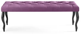 Lavica CHESTERFIELD 80x40 cm Fialová