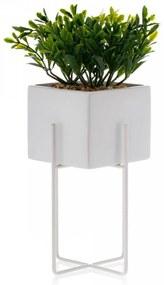 Kvetináč na stojane Mizu I 23 cm biely