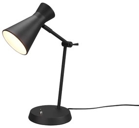 ENZO | Stolná retro lampa Farba: Čierna