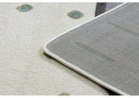 Detský kusový koberec Macko šedý 80x150cm