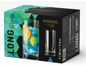 BOHEMIA PRESTIGE POHÁR NA VODU 390ML SADA 6 KS