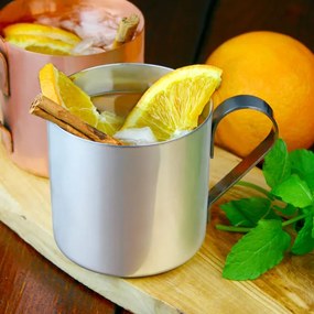 Bar@drinkstuff Nerezový Moscow Mule pohár 350ml /12.3oz Množstvo: 1 ks