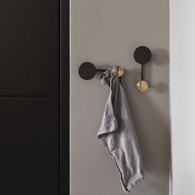 Audo Copenhagen Vešiak Afteroom Black/Brass – small