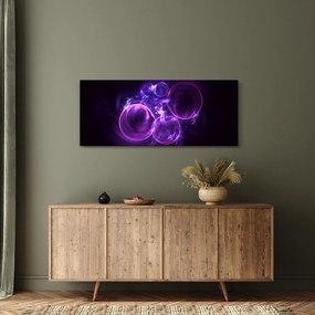 Abstraktný obraz bublín (120x50 cm)