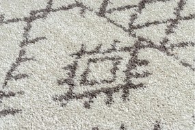 Dywany Łuszczów, Kusový koberec Berber Fez G0535 cream and brown, 160x220, béžová, obývacia izba