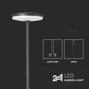 LED Vonkajšia lampa LED/12W/230V 3000K IP65 antracit