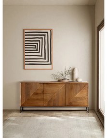 Komoda z mangového dreva v prírodnej farbe 170x79x40 cm Nereida – MOME