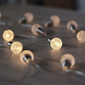 LED svetelná reťaz v tvare žiaroviek DecoKing Bulb, 20 svetielok, 2,4 m