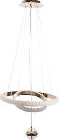 Toolight Toolight, stropné svietidlo 50cm, 160W, 4000K, 5000lm, G143-CP, zlatá, OSW-02613