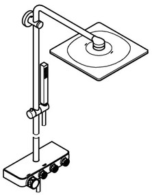 GROHE 26508000 - Sprchový systém EUPHORIA SMARTCONTROL 310 CUBE lesklý chróm