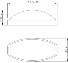 Deko-Light 731092 -LED Vonkajšie nástenné svietidlo ERIDANI 13W/230V IP44 antracit