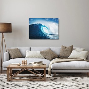 Sklenený obraz - Vlna oceánu (70x50 cm)