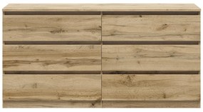 Komoda BRW Tetrix 4 (dub wotan) . Vlastná spoľahlivá doprava až k Vám domov. 1098484