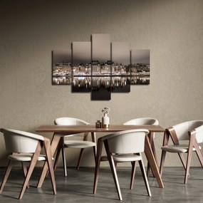 Obraz mesta v šere (150x105 cm)