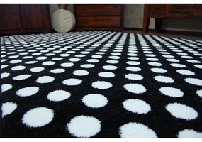 Kusový koberec Bodky čierny 2 180x270cm