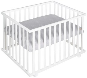 Biela detská ohrádka 100x75 cm Roba style – Roba