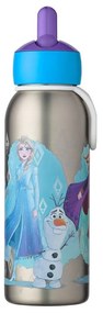 Nerezová detská fľaša v striebornej farbe 350 ml Frozen 2 – Mepal