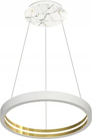 Závesná lampa Cassiopeia Biela Mramor 8,5W Led 70cm Stropná lampa Obývacia izba