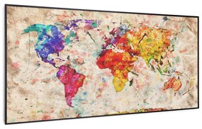 Wonderwall Air Art Smart, infračervený ohrievač, 120 x 60 cm, 700 W, farebná mapa