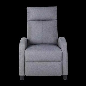 LuxuryForm DESIGN Televízne kreslo RUFO s polohovaním - šedé