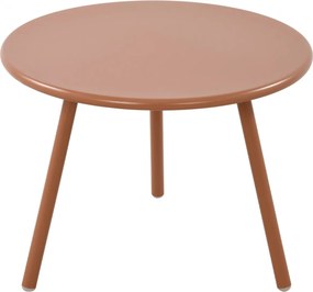 Konferenčný stolík Minot - v45 x Ø60 cm - Terracotta