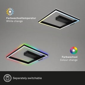 Brilo - LED RGBW Stmievateľný prisadený luster FRAME LED/18W/230V 2700-6500K+ DO