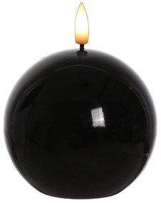LED svíčka IDALIA BEAD 11 cm černá