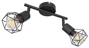 Globo - LED Bodové svietidlo XARA 2xE14/6W/230V čierna