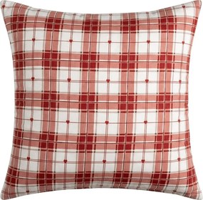 Obliečka na vankúš z mikrovlákna TARTAN HEART 45x45 cm, farebný