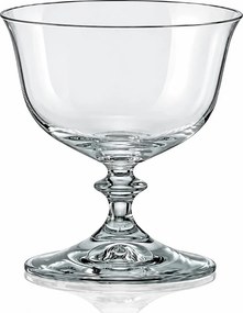Crystalex Zmrzlinové poháre ANGELA 300 ml, 4 ks